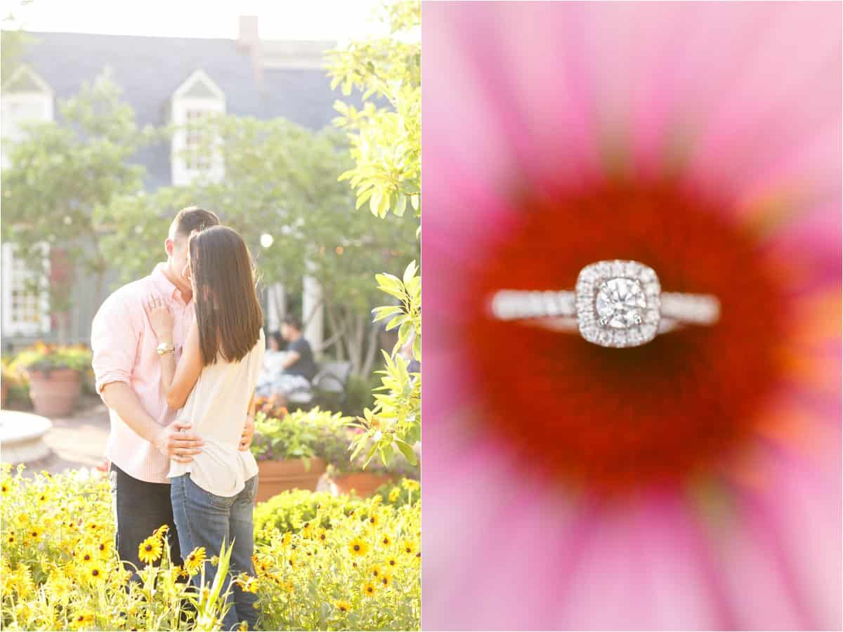 yorktown beach engagement photos