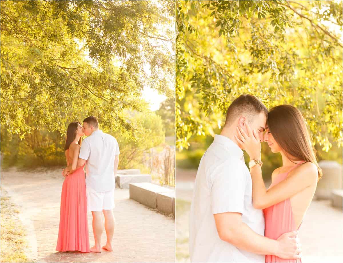 yorktown beach engagement photos