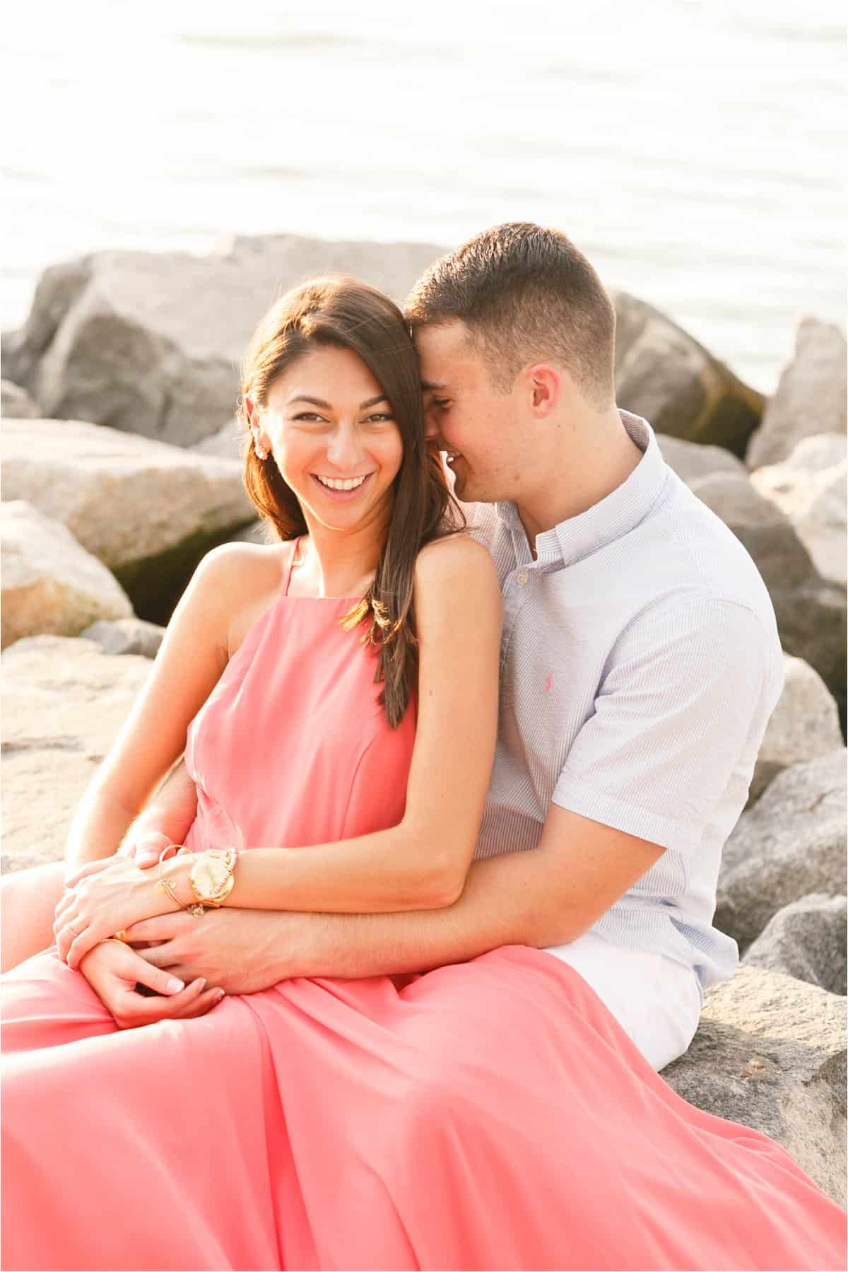 yorktown beach engagement photos