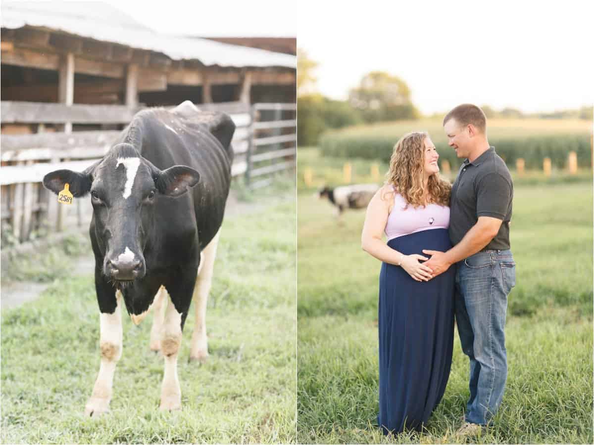 fun and sunny rustic maternity photos