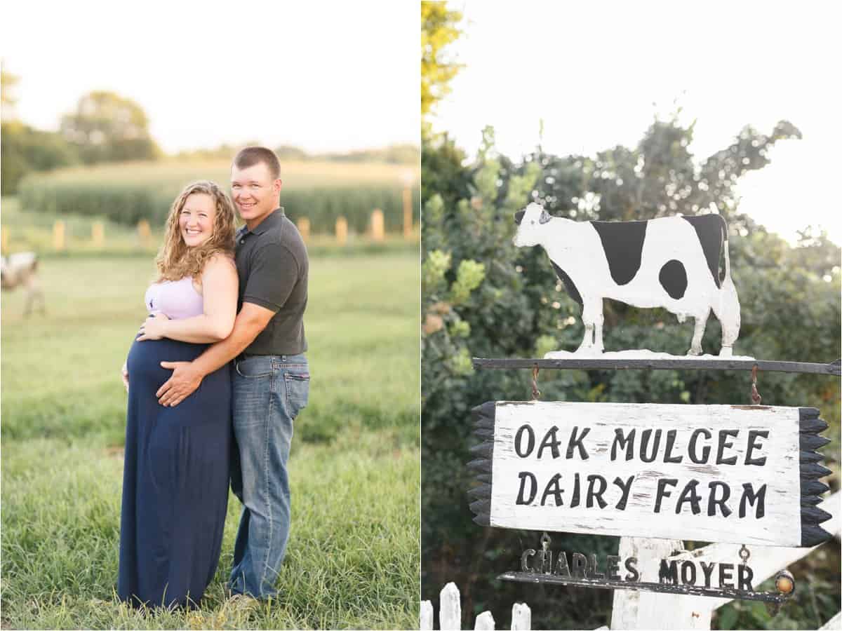 fun and sunny rustic maternity photos