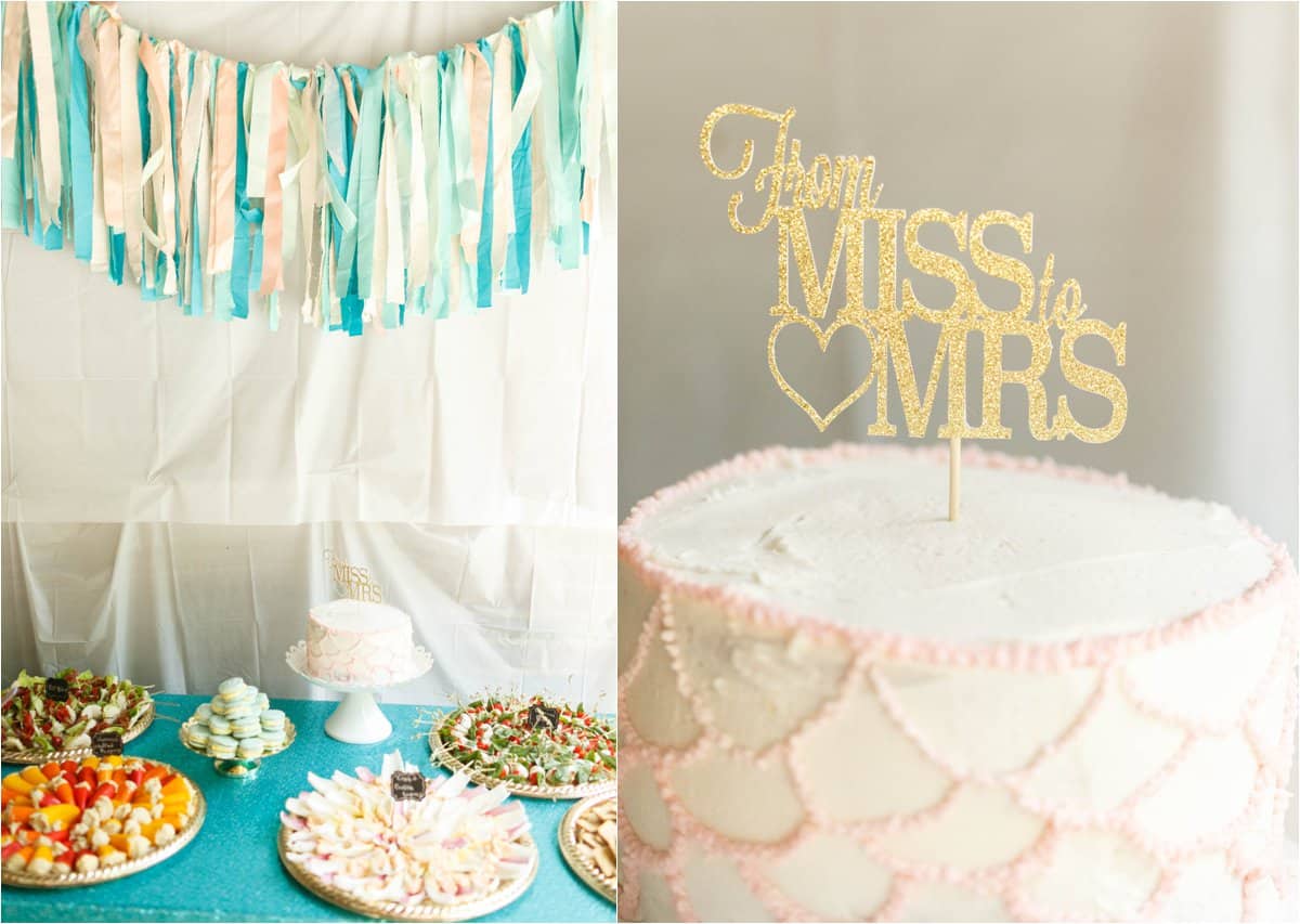 mermaid themed bridal shower