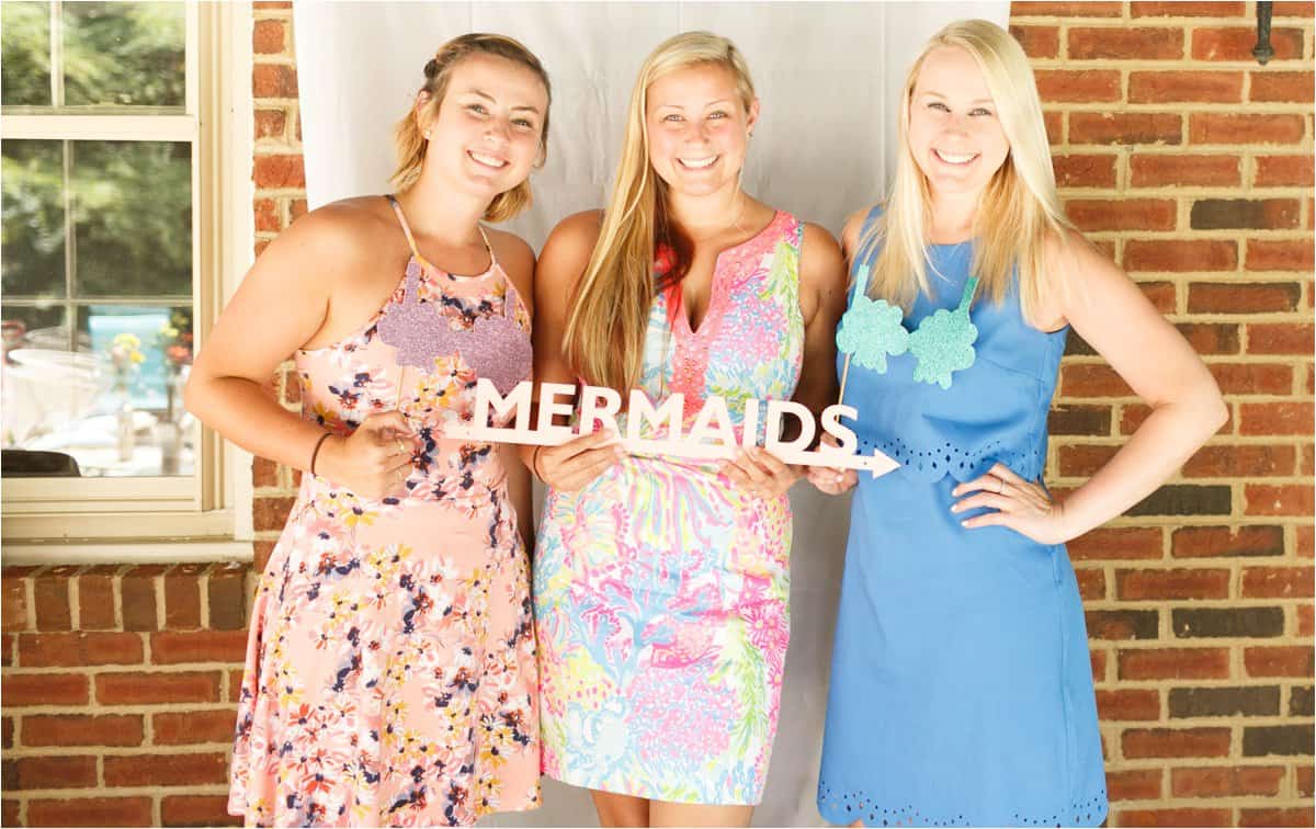 mermaid themed bridal shower