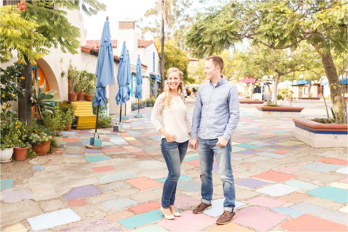 balboa park san diego california engagement photos