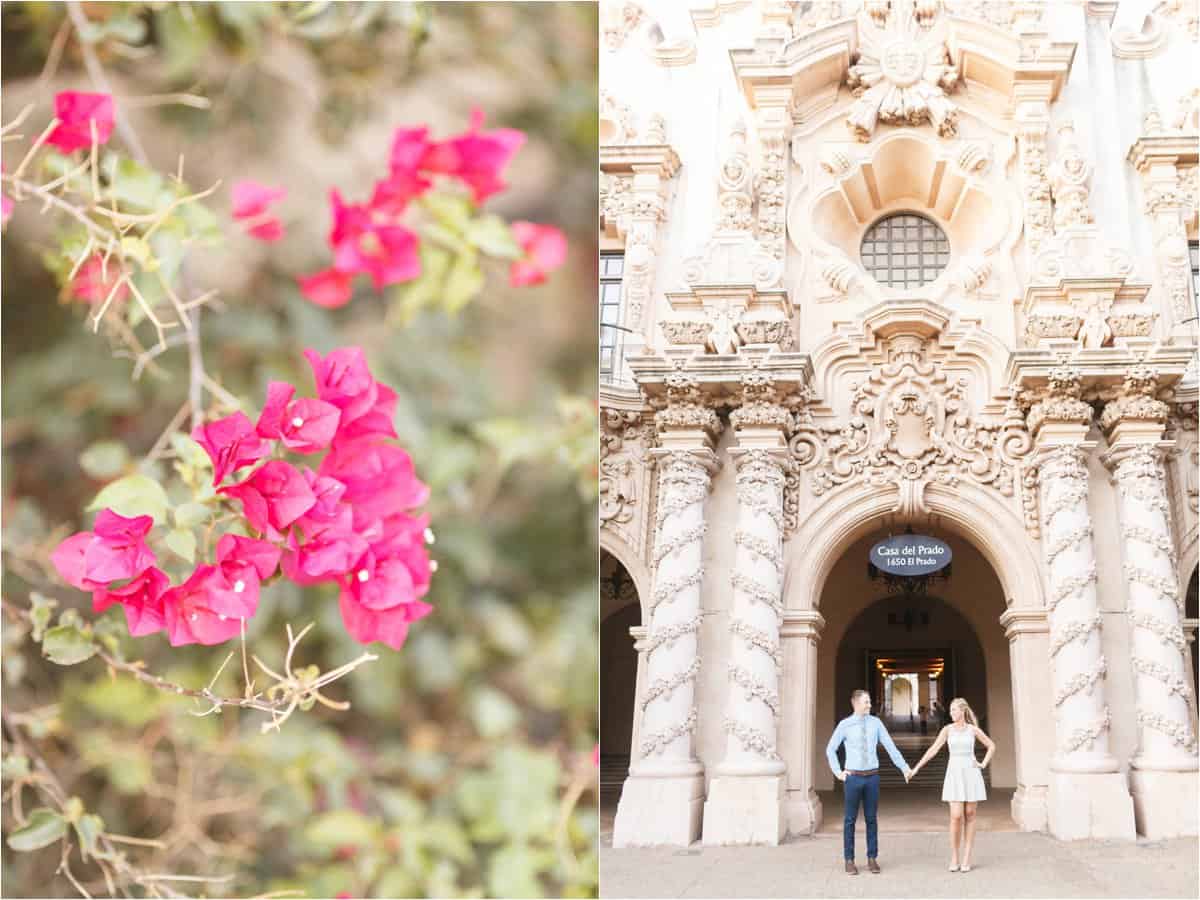 balboa park san diego california engagement photos