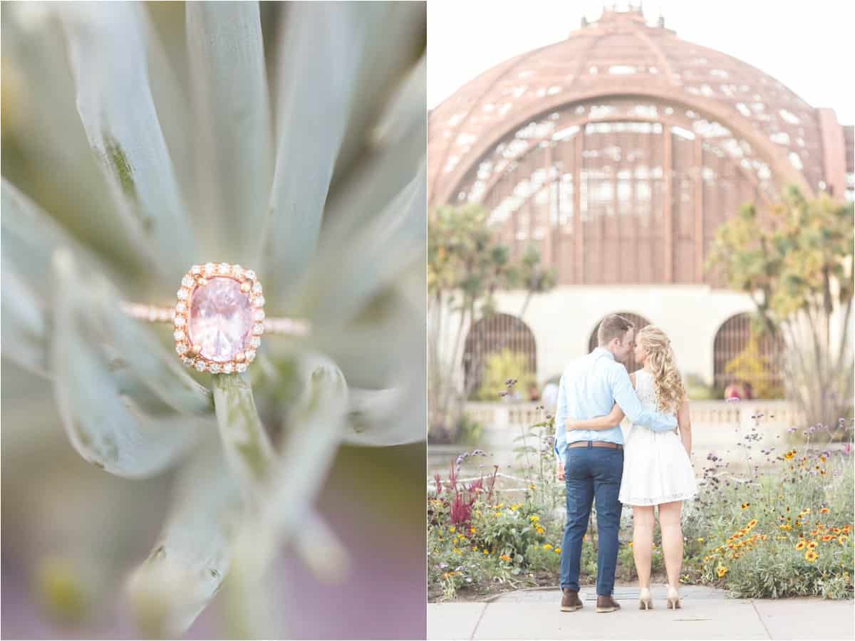 balboa park san diego california engagement photos