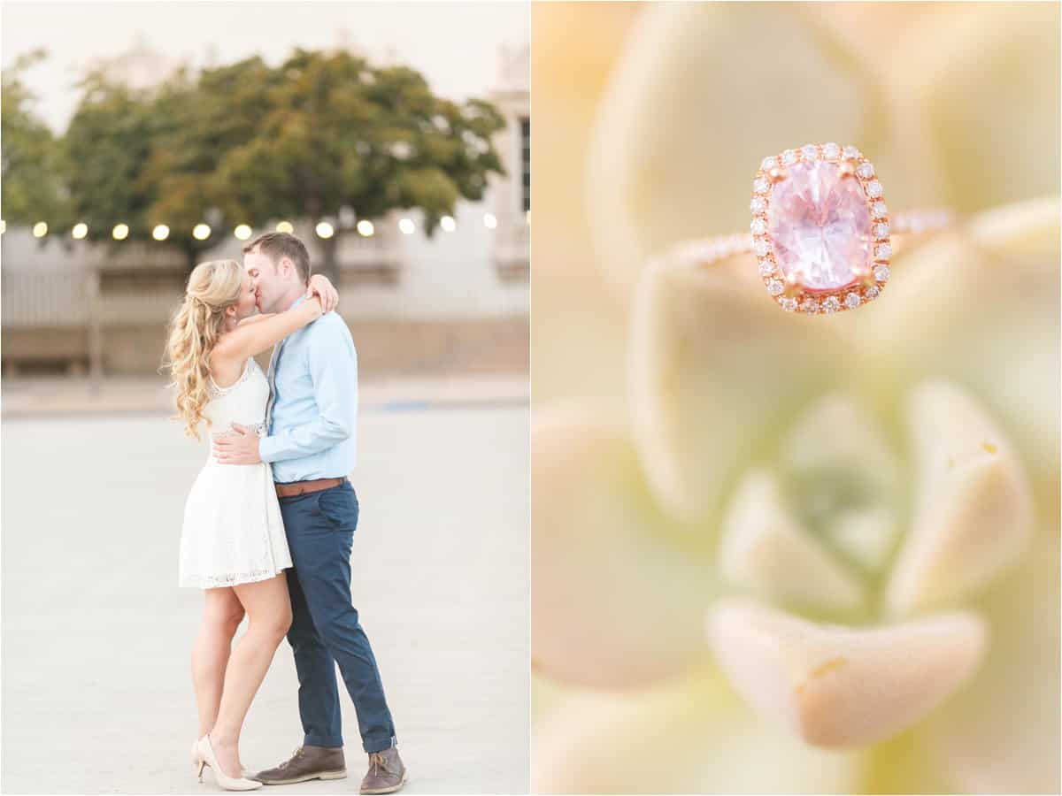 balboa park san diego california engagement photos