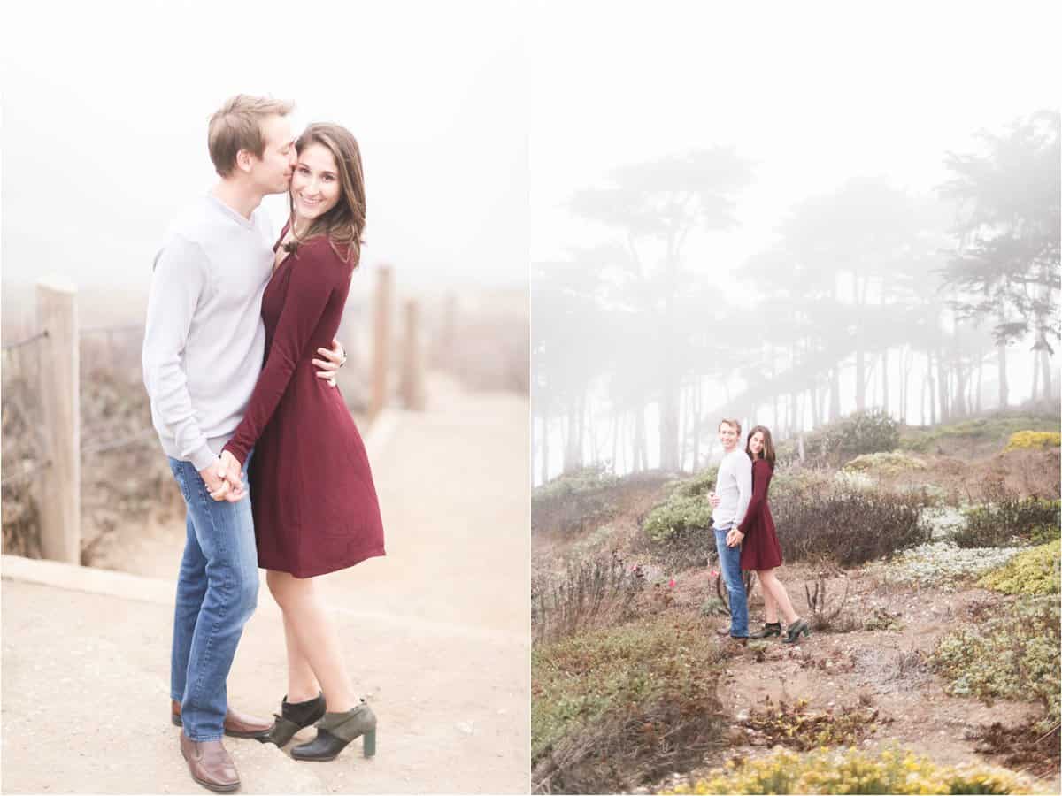 sutro baths and union square san francisco engagement photos