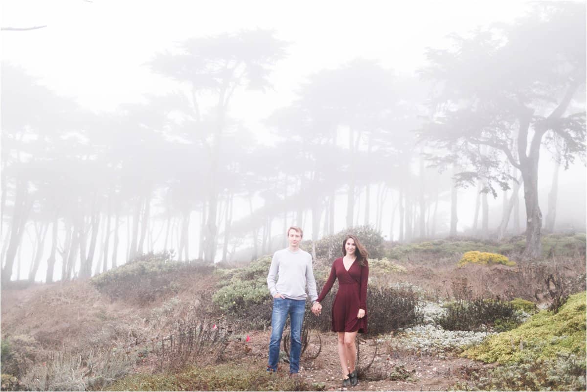 sutro baths and union square san francisco engagement photos