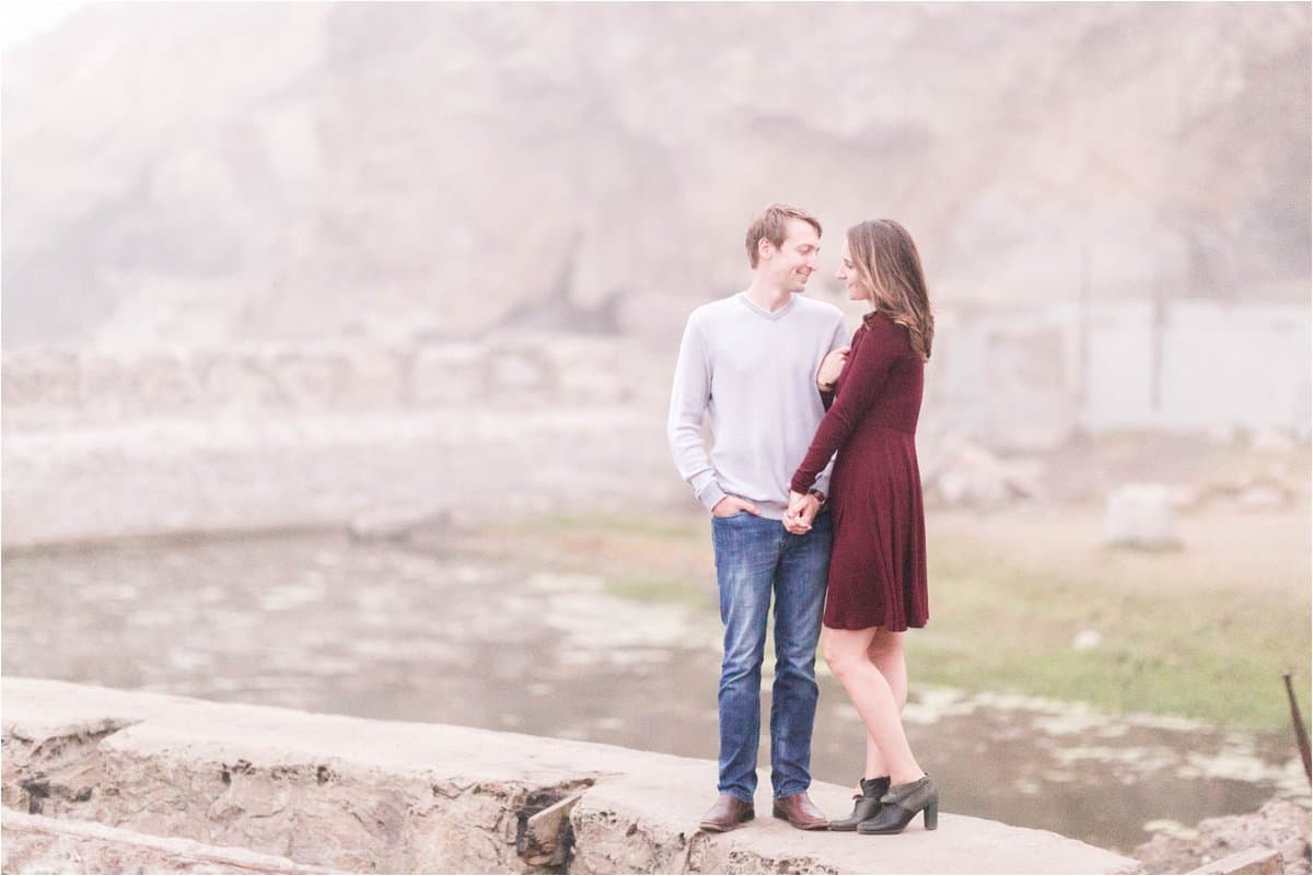 sutro baths and union square san francisco engagement photos