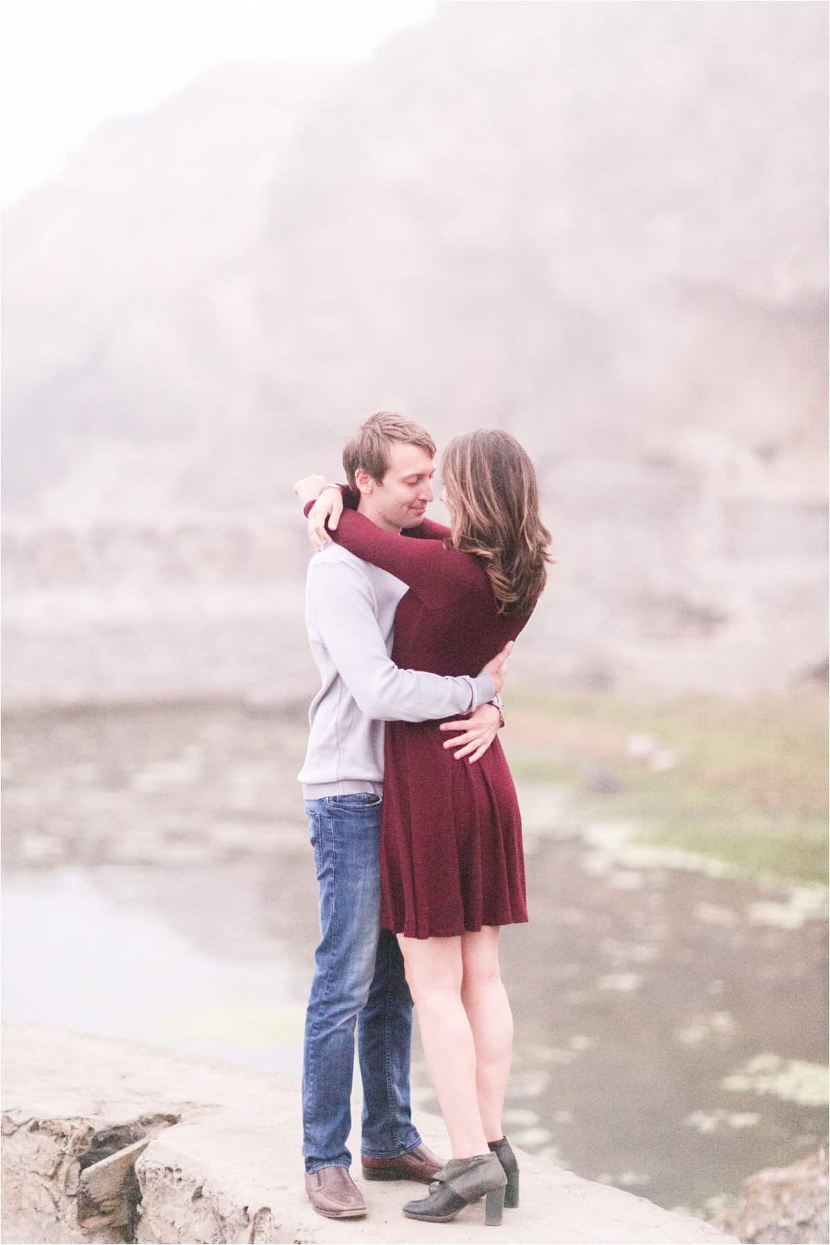 sutro baths and union square san francisco engagement photos