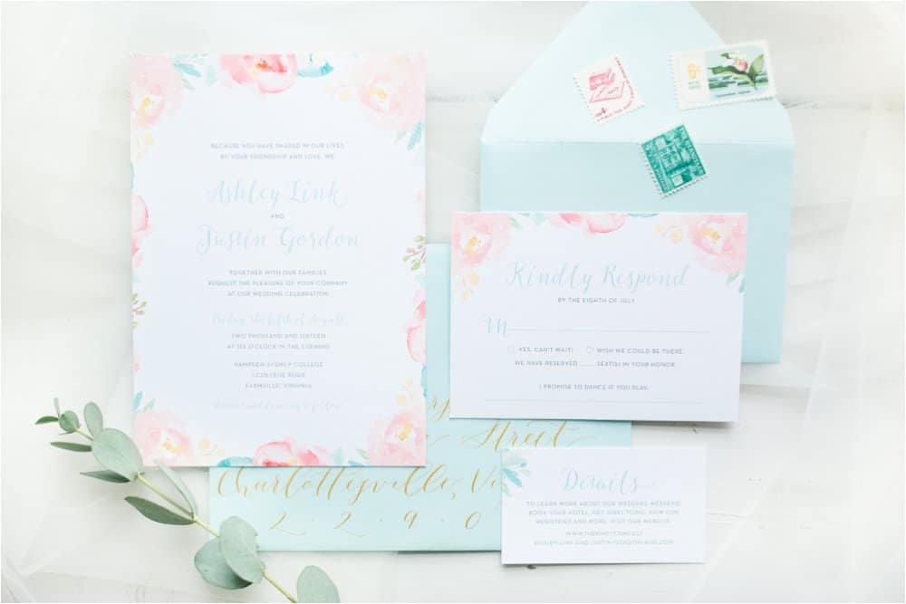 wedding invites and calligraphy