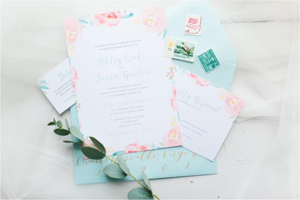 wedding invites and calligraphy