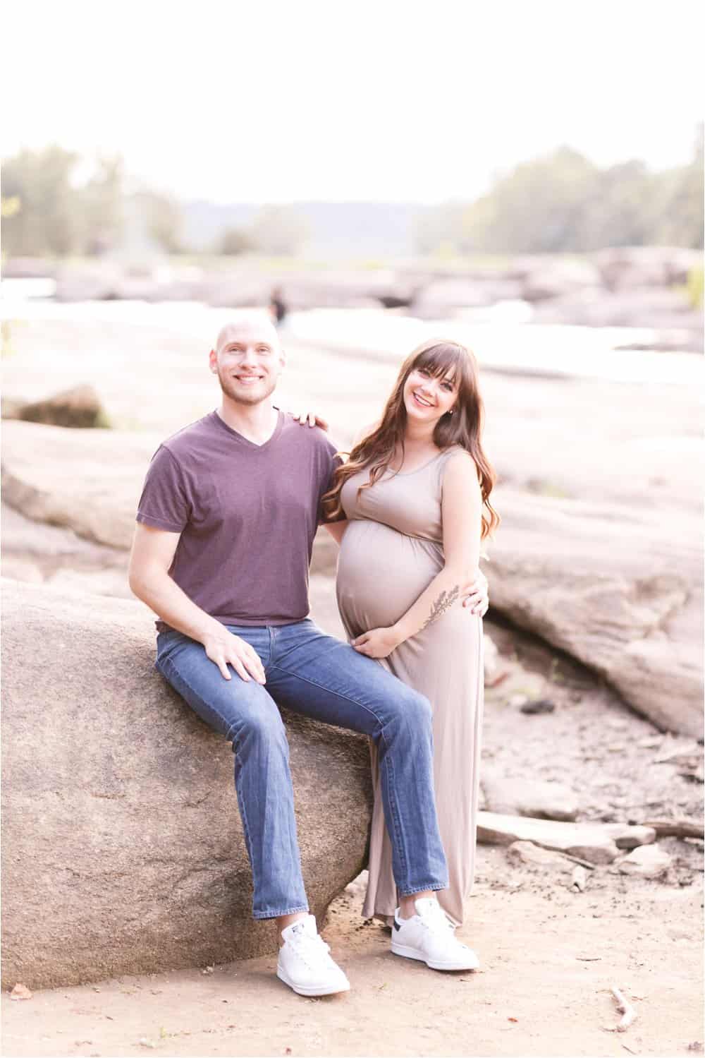 belle isle richmond virginia maternity photos