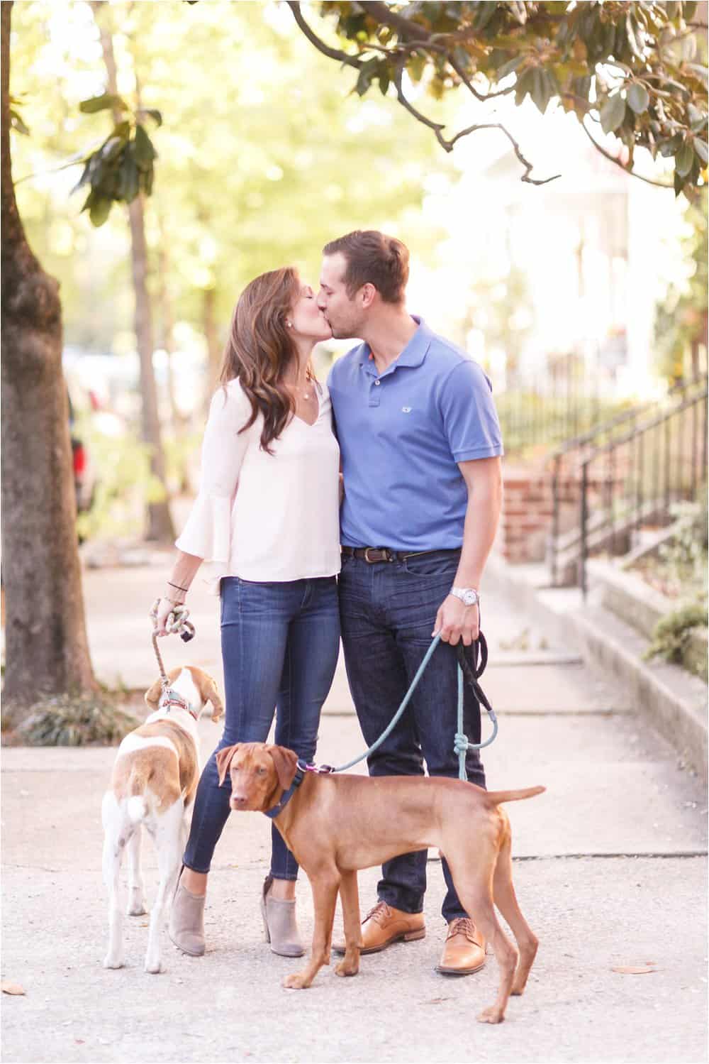 downtown richmond virginia engagement photos