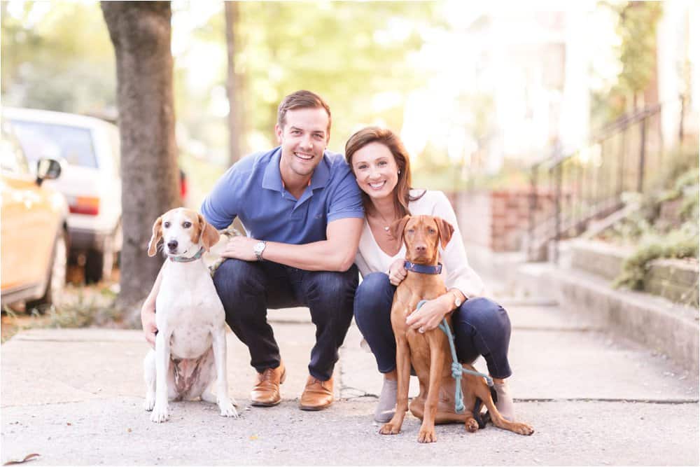 downtown richmond virginia engagement photos