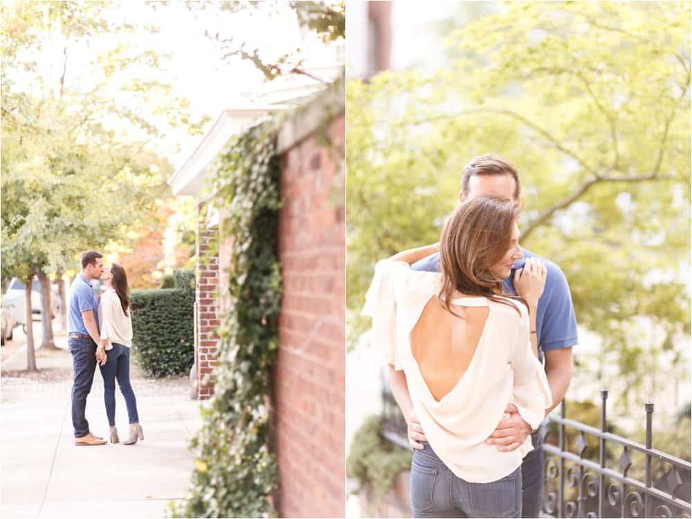 downtown richmond virginia engagement photos