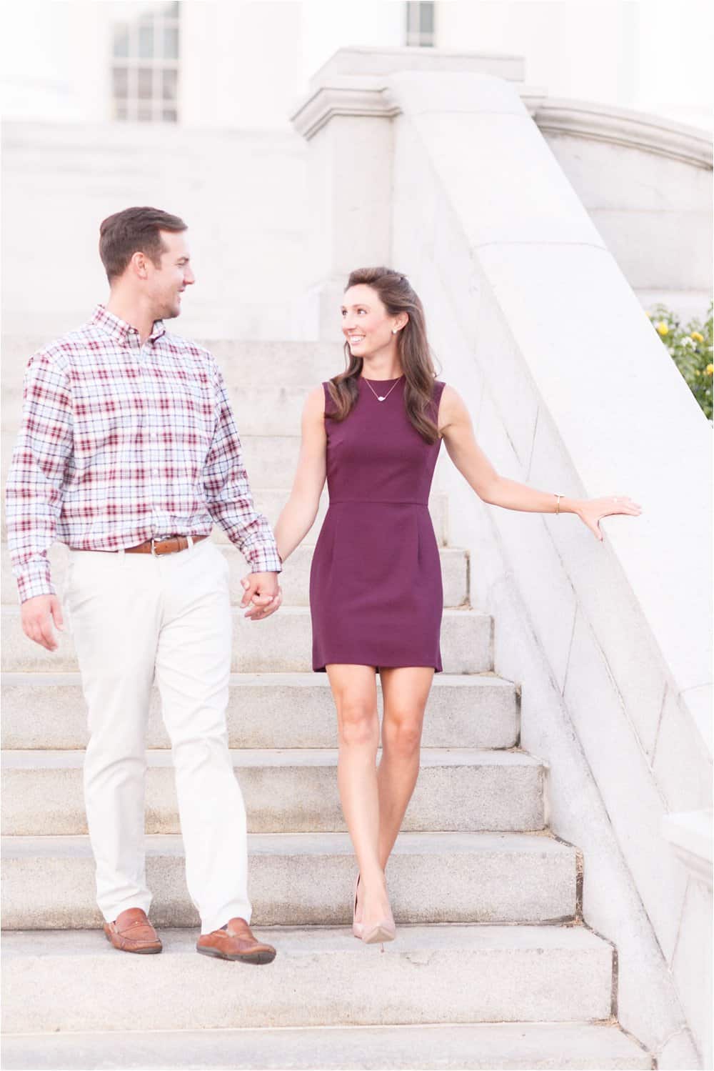 downtown richmond virginia engagement photos