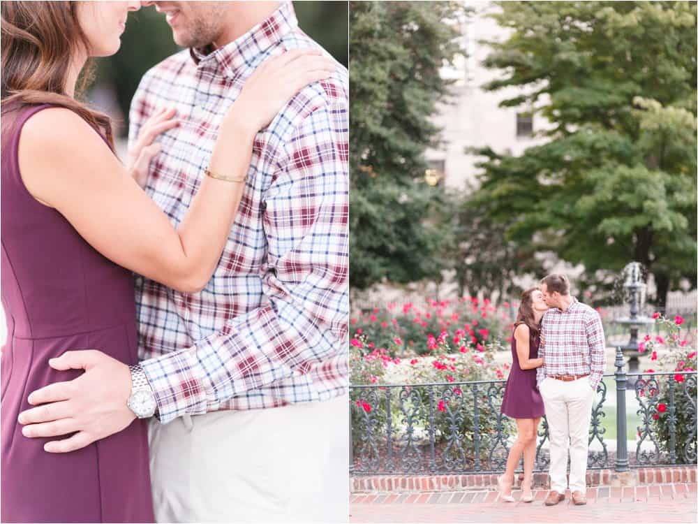 downtown richmond virginia engagement photos