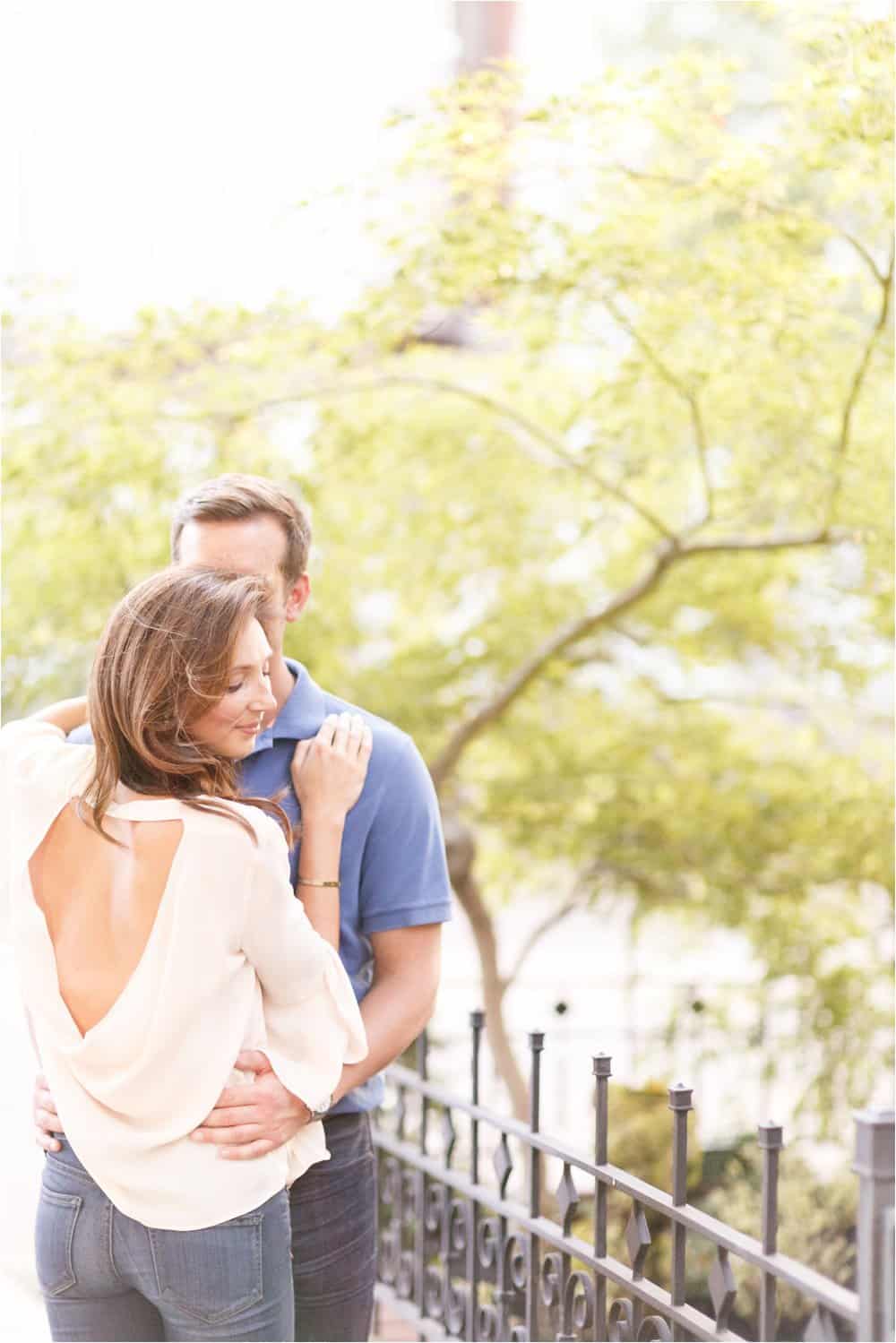 downtown richmond virginia engagement photos