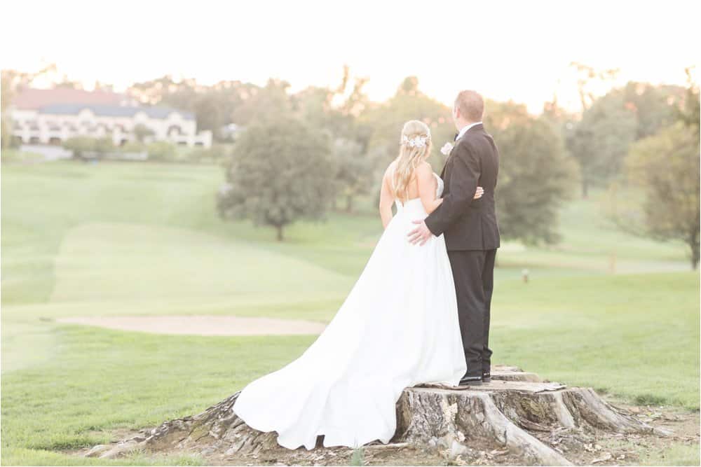 roanoke country club wedding photos