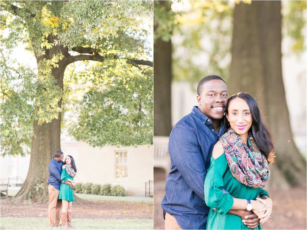 richmond virginia fall engagement photos