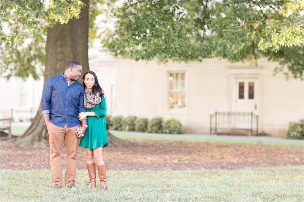 richmond virginia fall engagement photos