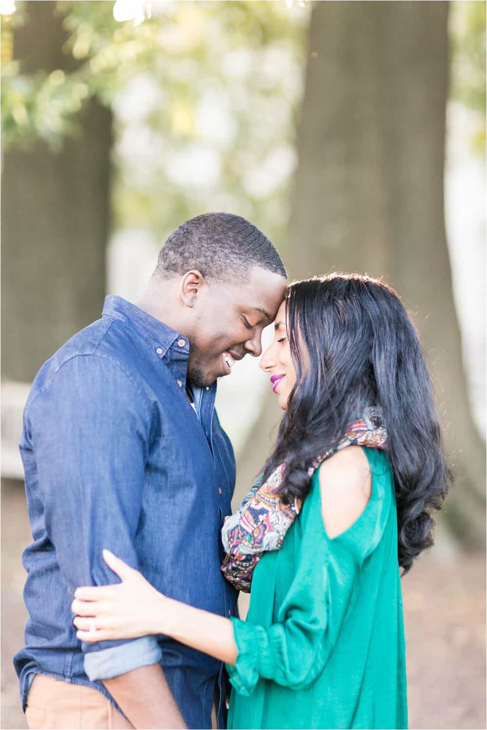 richmond virginia fall engagement photos