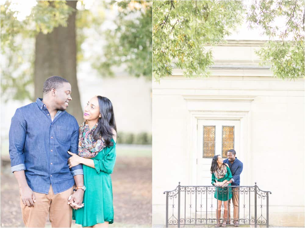 richmond virginia fall engagement photos