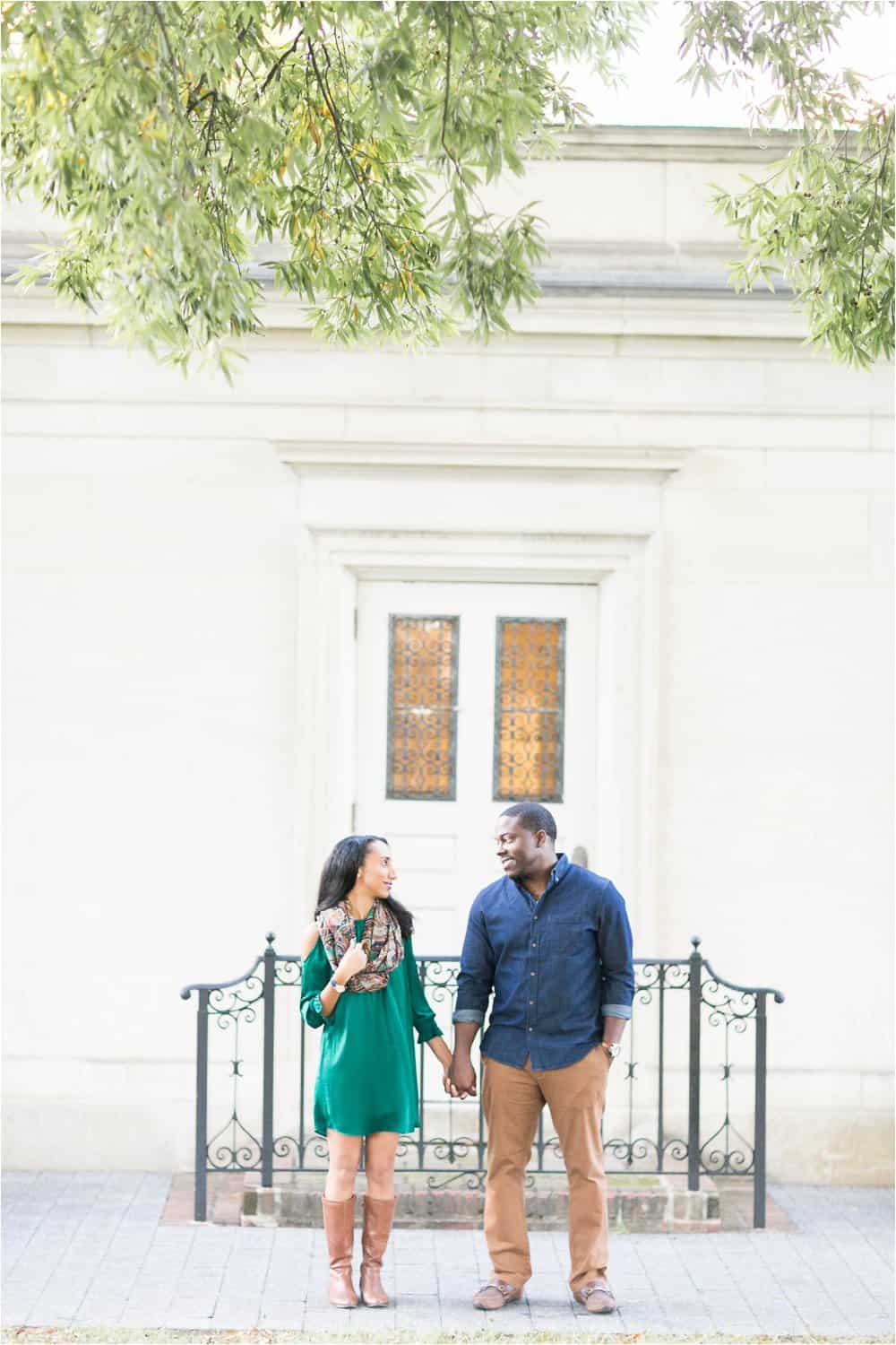 richmond virginia fall engagement photos