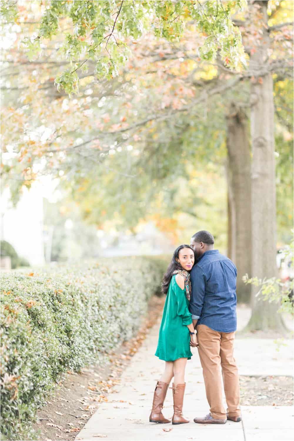 richmond virginia fall engagement photos