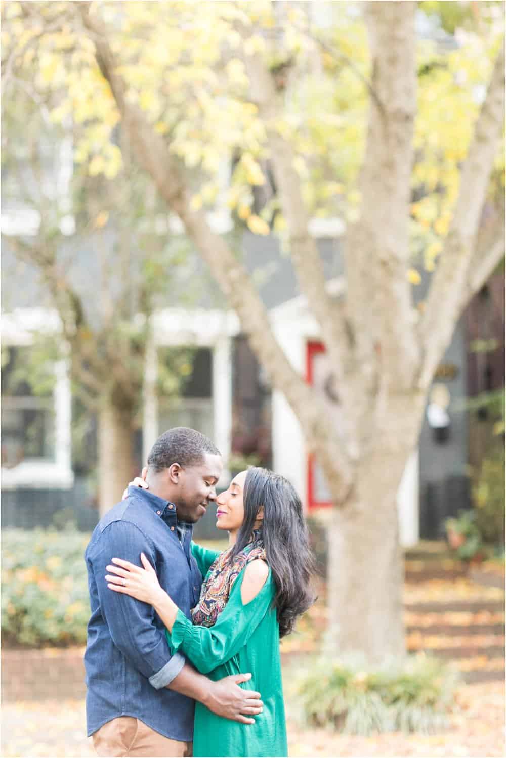 richmond virginia fall engagement photos