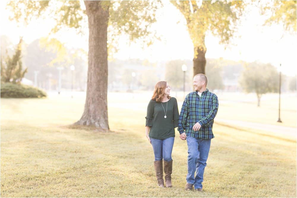 virginia fall engagement photos