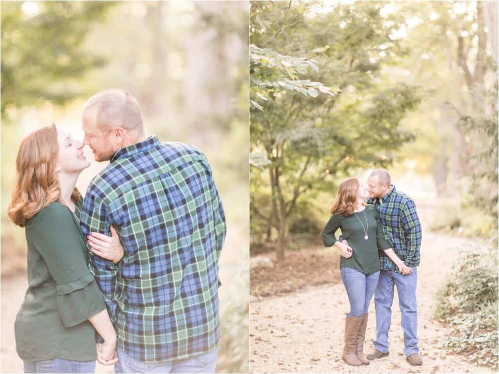 virginia fall engagement photos