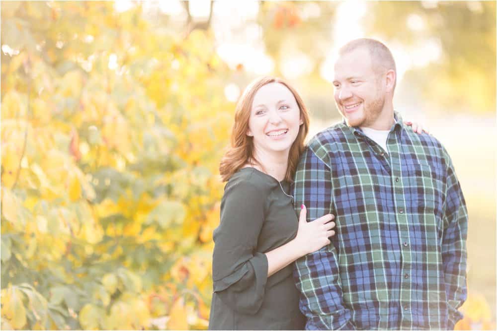 virginia fall engagement photos