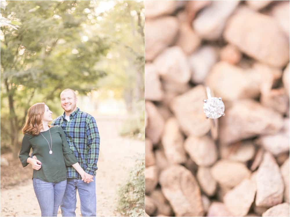 virginia fall engagement photos