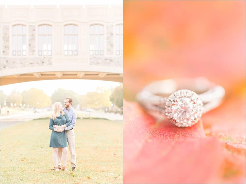 virginia tech engagement photos