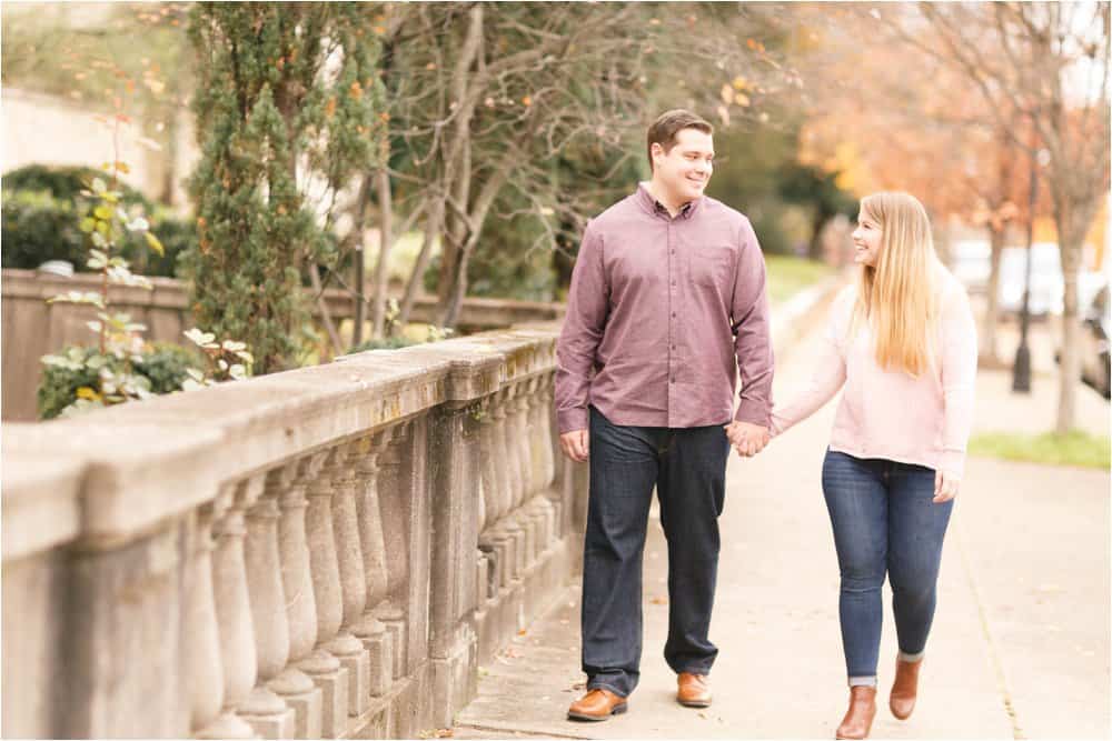 monument avenue richmond virginia engagement photos