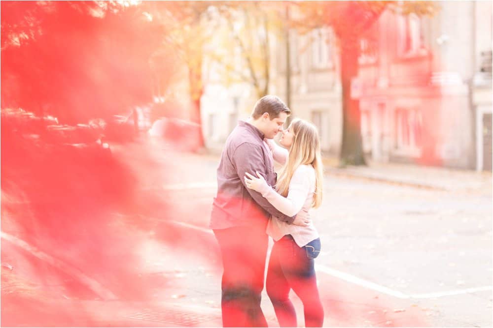 monument avenue richmond virginia engagement photos