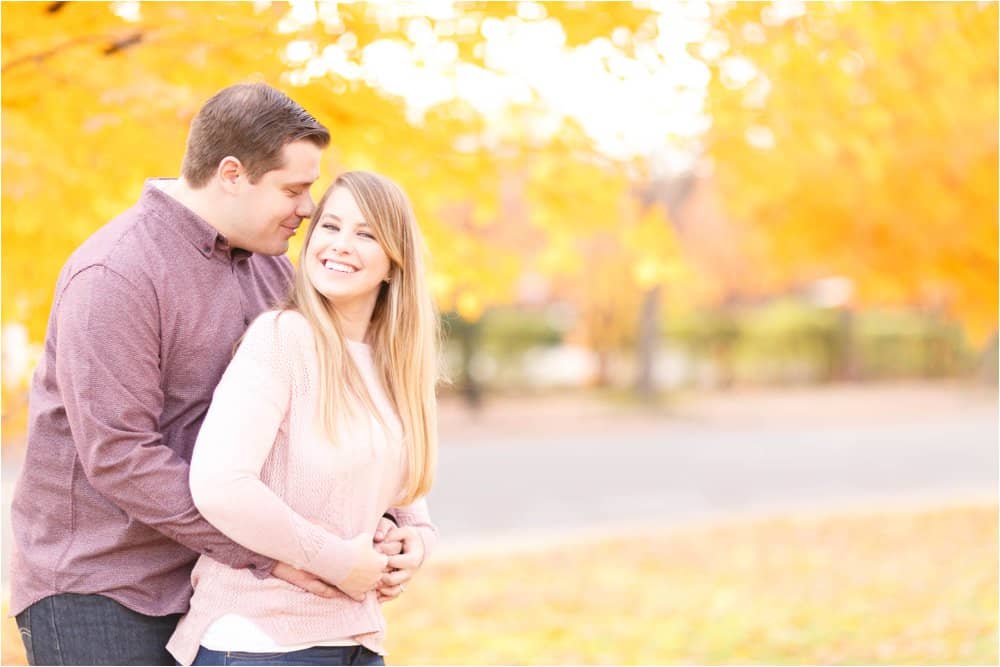 monument avenue richmond virginia engagement photos