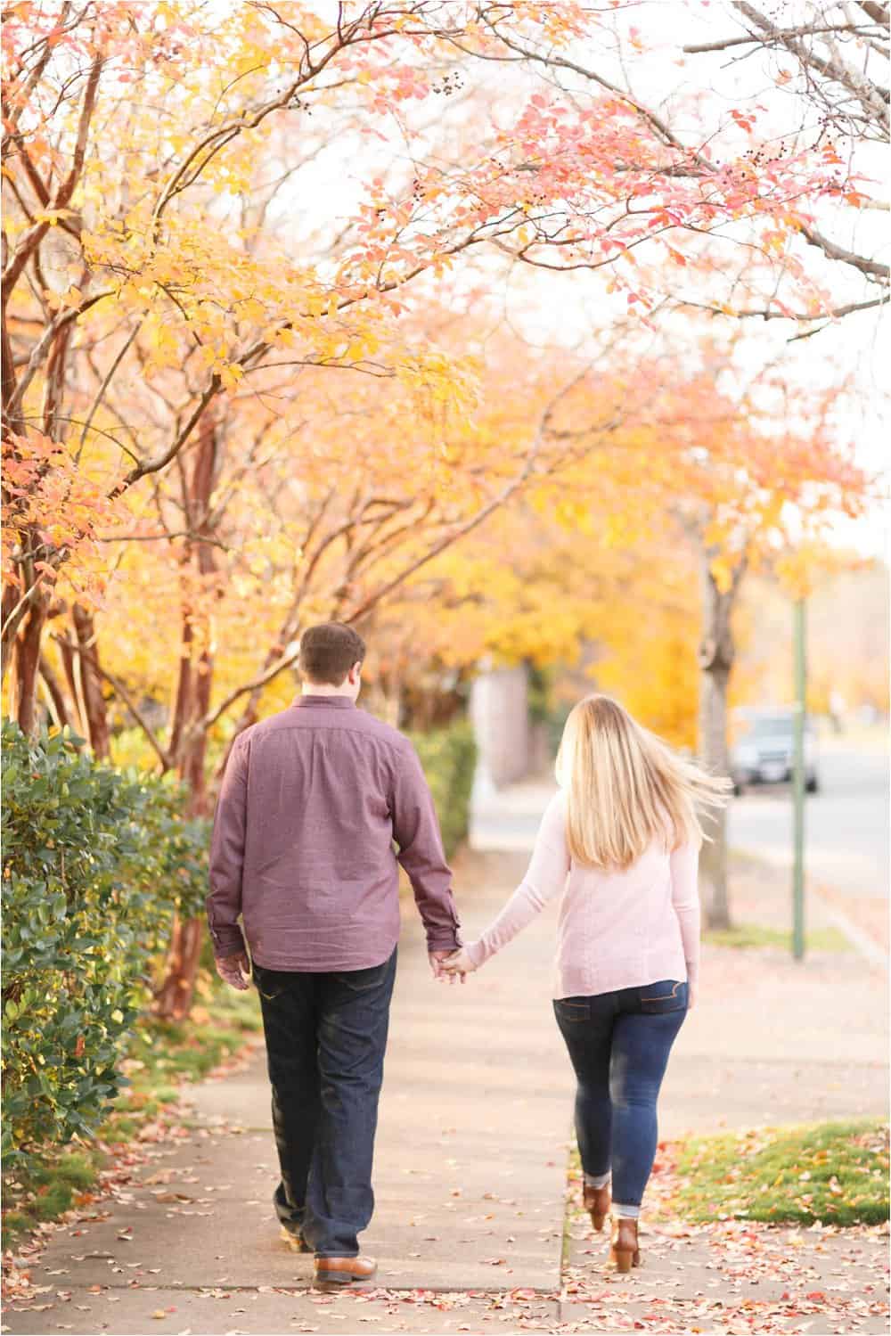 monument avenue richmond virginia engagement photos