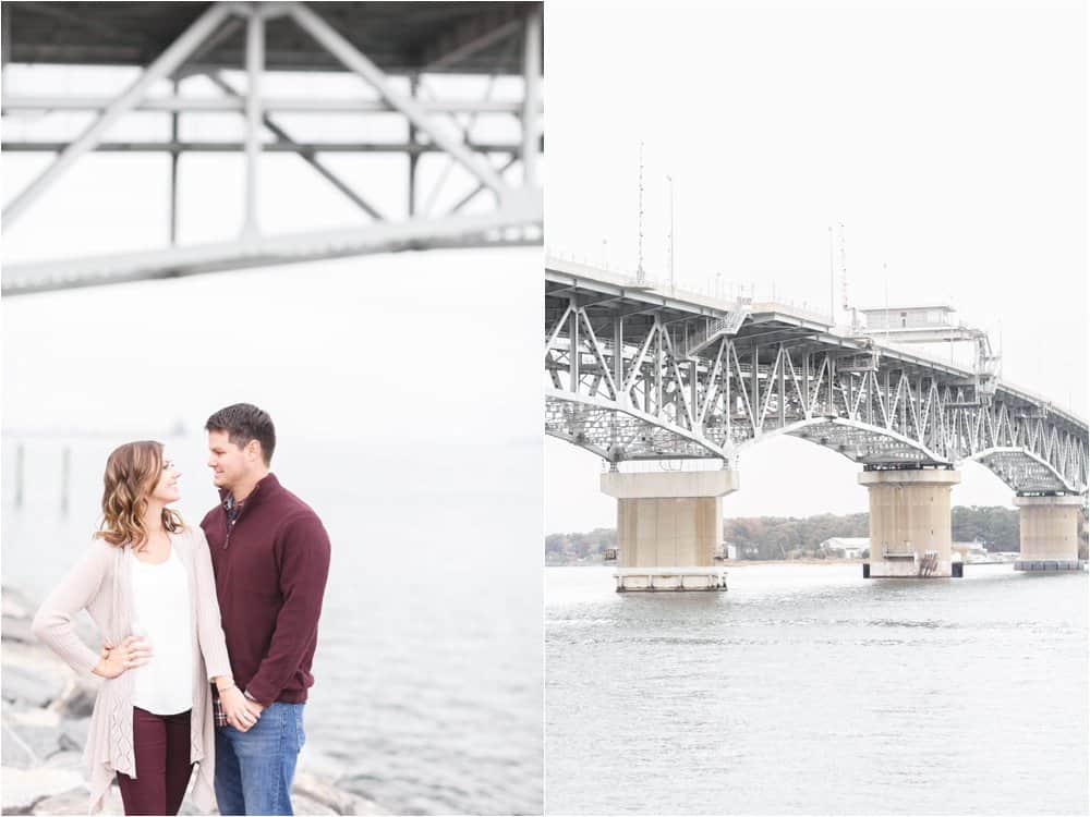 yorktown beach engagement photos