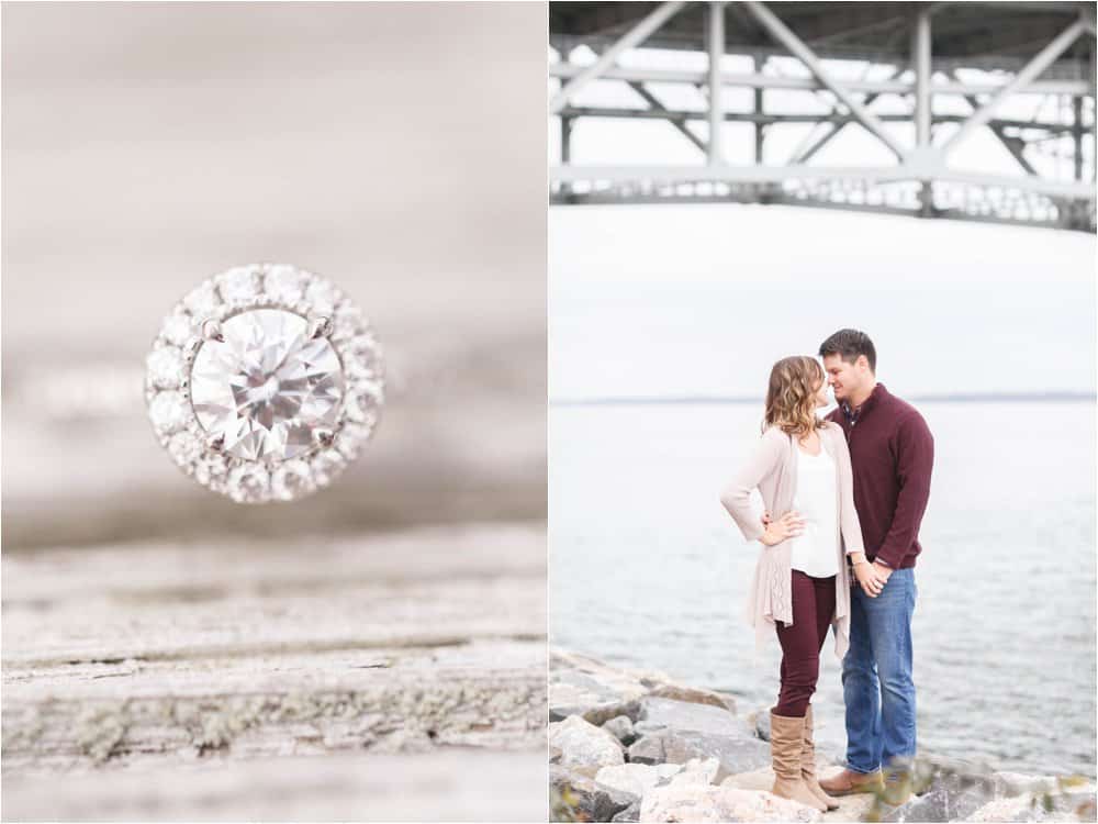 yorktown beach engagement photos