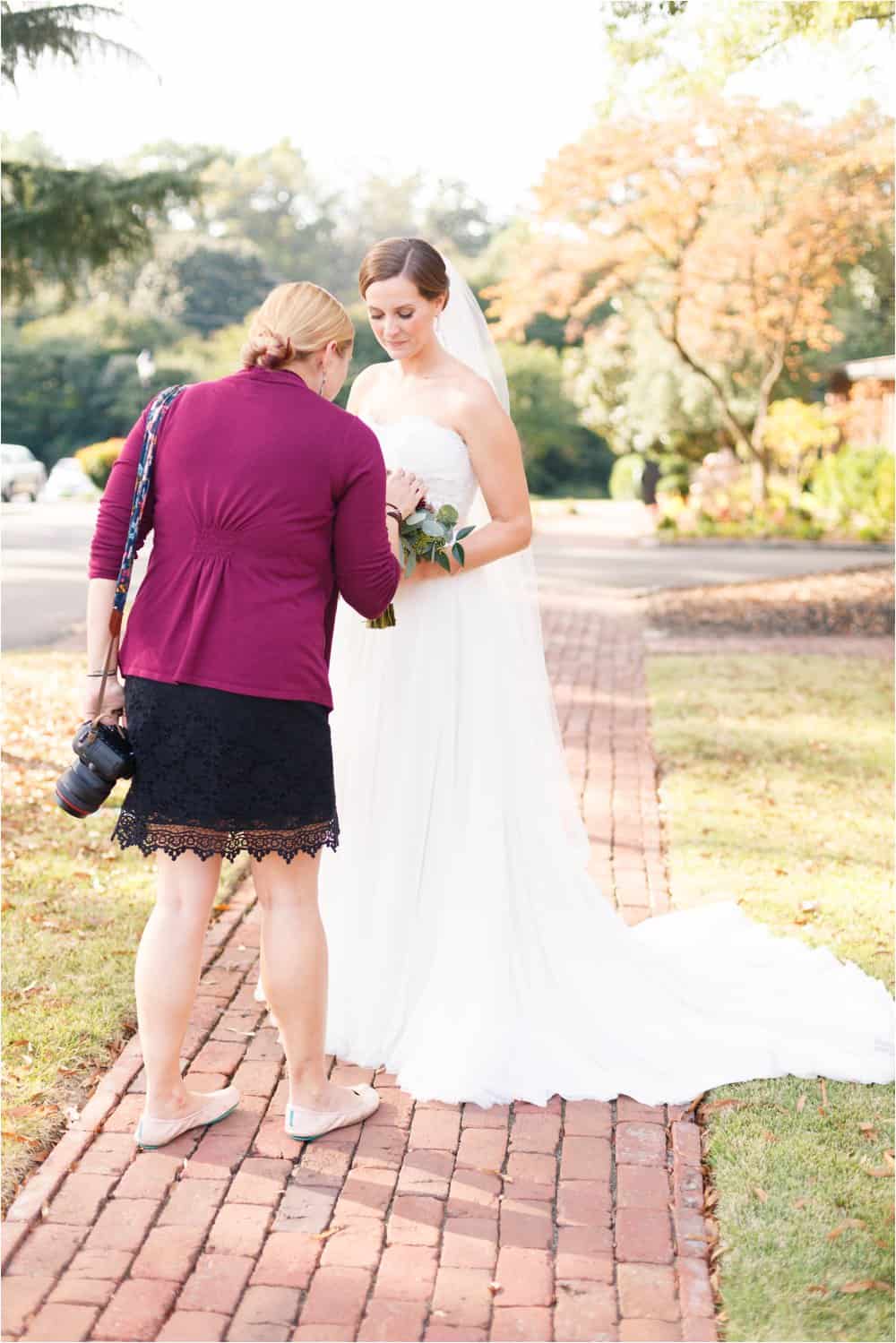 behind the scenes virginia wedding photographer