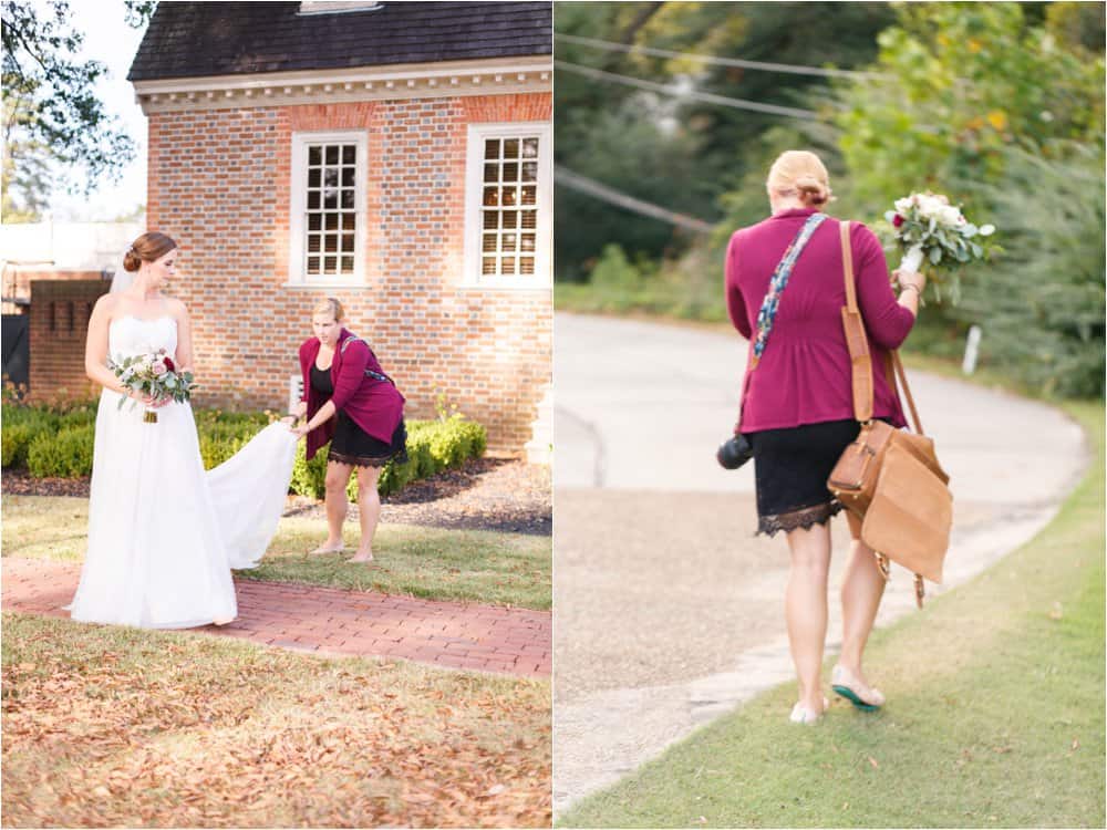 behind the scenes virginia wedding photographer