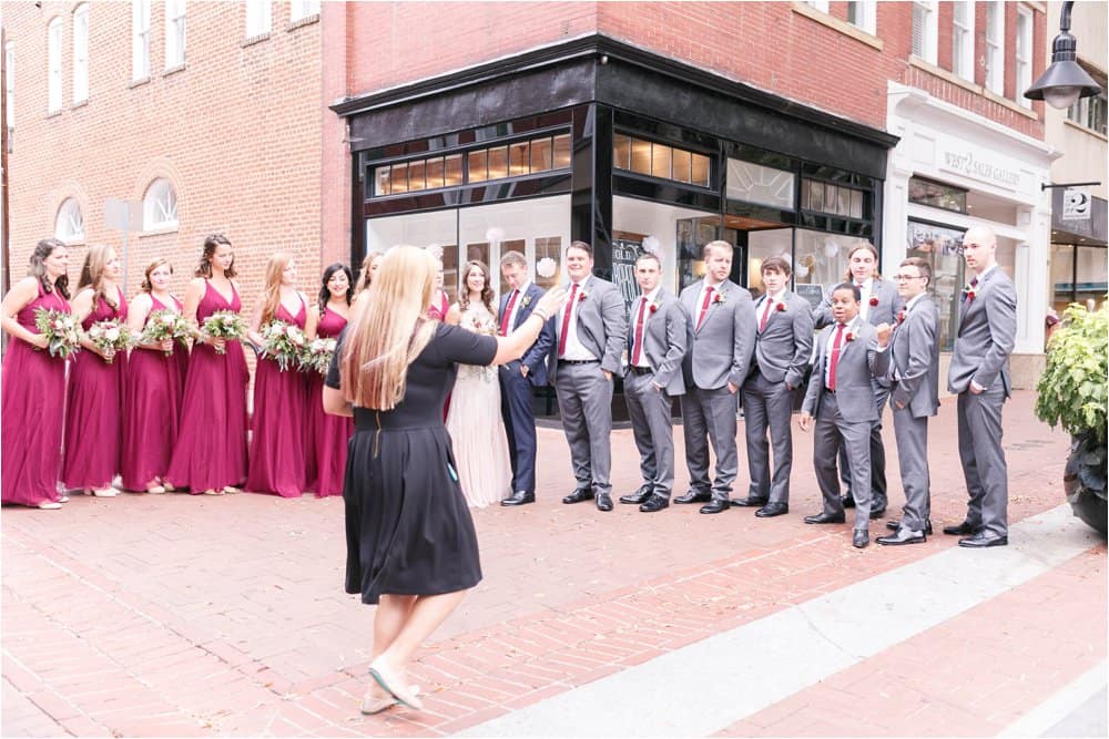 behind the scenes virginia wedding photographer