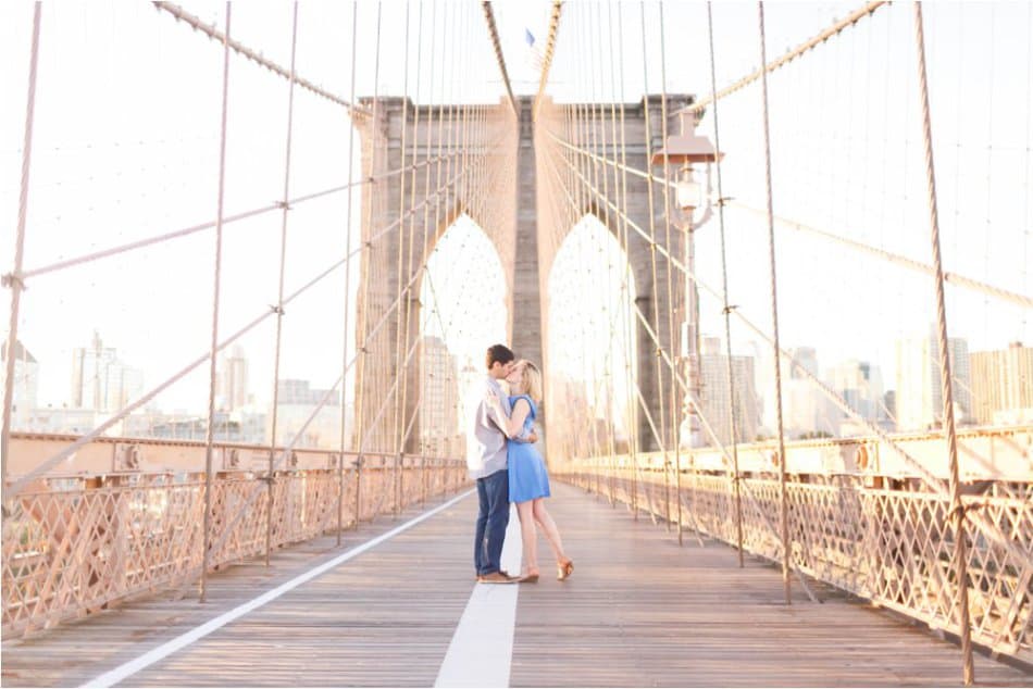 brooklyn bridge engagement wedding photos