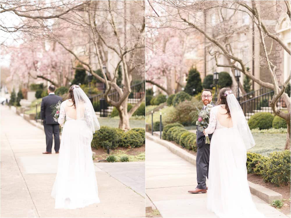 downtown richmond virginia spring wedding photos