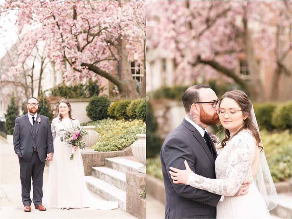 downtown richmond virginia spring wedding photos