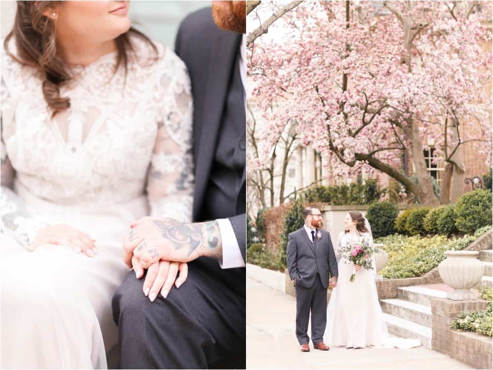 downtown richmond virginia spring wedding photos